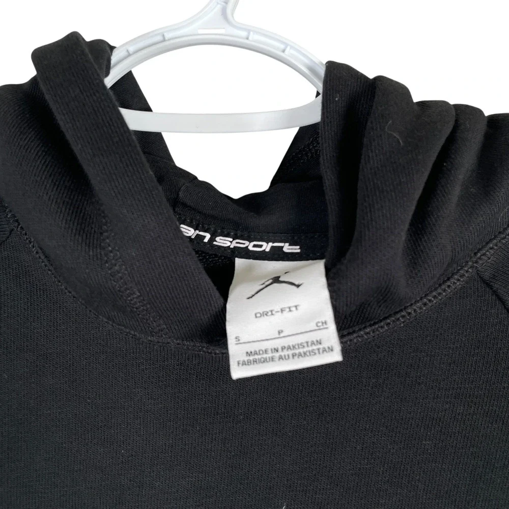 Nike‎ Jordan Dri-Fit Sport CP3 Chris Paul Graphic Hoodie Mens S Black Pullover
